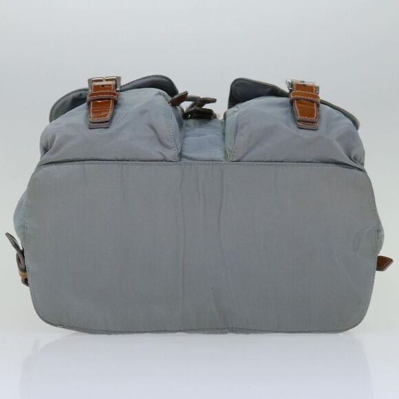 Pre Loved prada Women Light Blue Backpacks - Picture 6 of 8